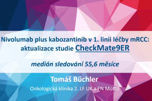 Nivolumab plus kabozantinib v 1. linii léčby mRCC: aktualizace studie CheckMate9ER